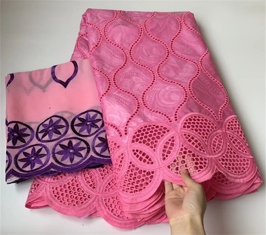 7 ярдов нигерийская кружевная ткань 2020 Высококачественная Африканская