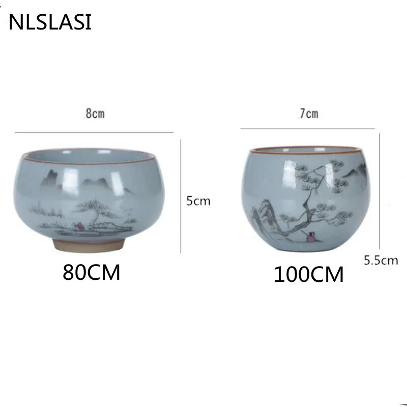 Высокая производительность китайский Чай комплект чашки трещины Керамика чашка