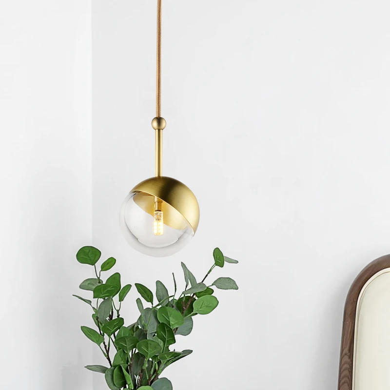 Прикроватная люстра для спальни Скандинавский современный простой светильник с