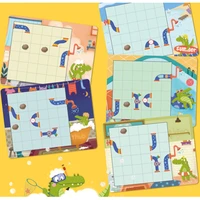 sokoban games montessori children educational toy logical wooden puzzles thinking training handicraft push box for kid