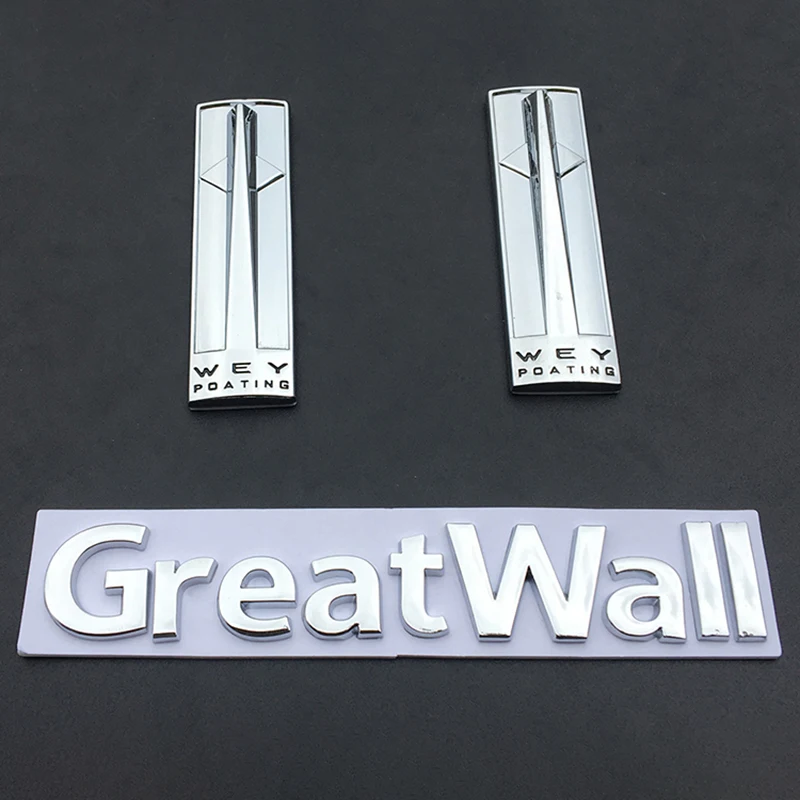 

Хромированная Автомобильная Эмблема для Great Wall Hover H2 M4 H3 H5 H6 H9 F5 WEY VV7 VV5 VV6 GT PHEV передний хвост Repacement декоративная наклейка