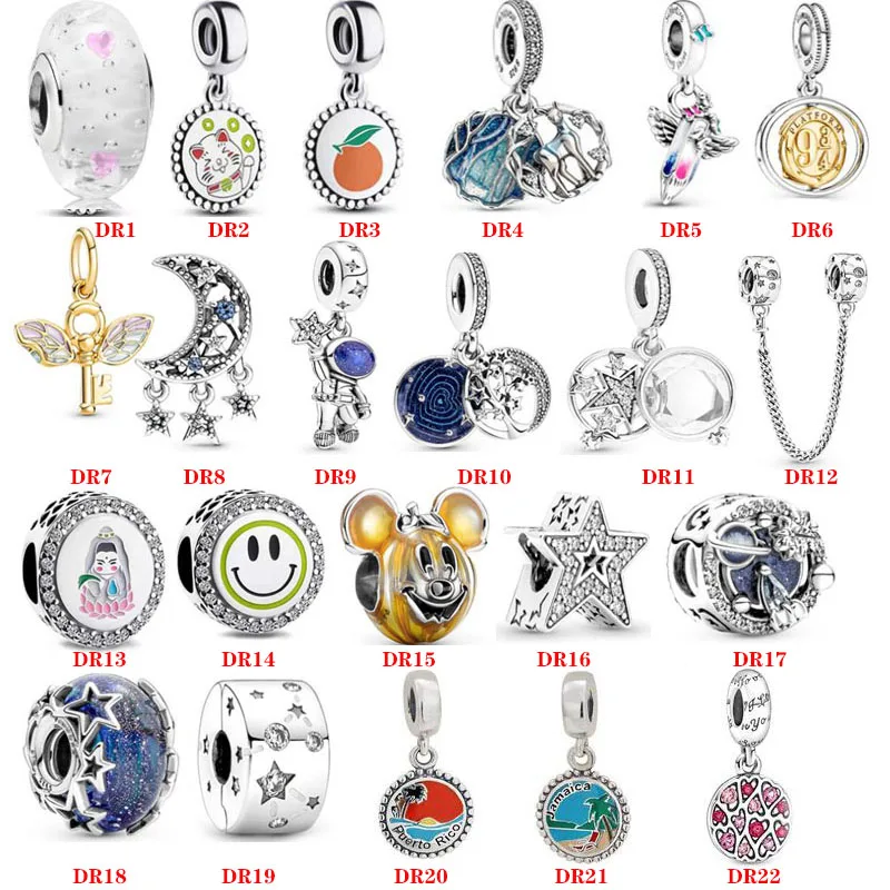 

Новинка 100% реальные европейские бусины для девочек и мальчиков женские аксессуары оригинальные браслеты с подвесками Изготовление ювелир...