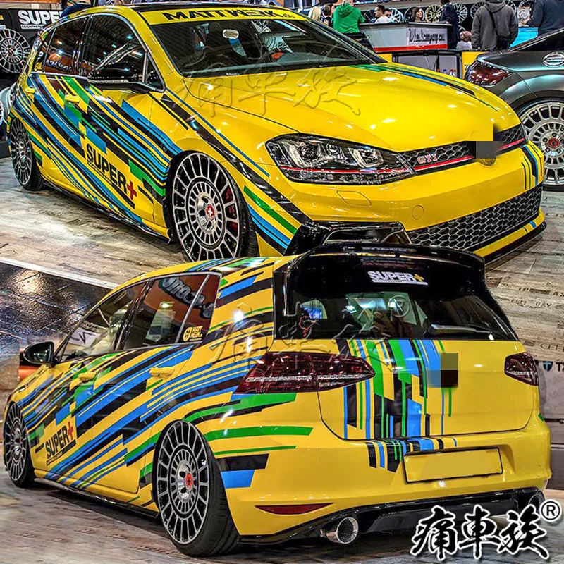 Car Sticker For Volkswagen Golf 7 Body Exterior Decoration Film Racing Modified Vehicle | Автомобили и мотоциклы