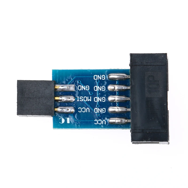 10 контактная 6 плата адаптера для AVRISP MKII USBASP STK500 USB ISP преобразователь интерфейса