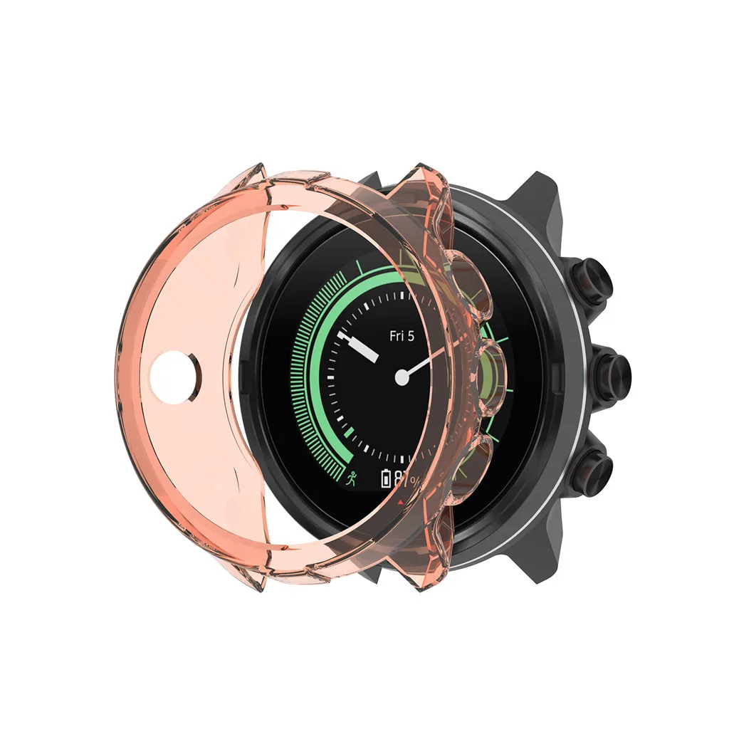 Прозрачный ТПУ защитный чехол рамка для часов Suunto9 / Suunto 9 Спартанские спортивные