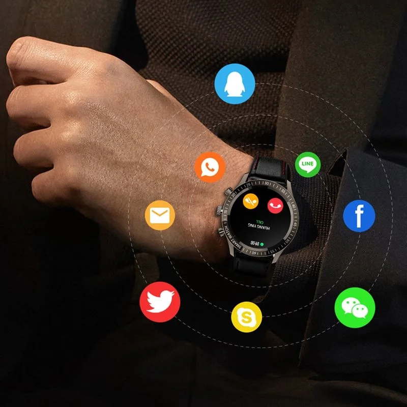 

Senbono-max5 men's smart watch, waterproof wristband accessories, 1.32x2021360 inch HD large screen, compatible with Android and