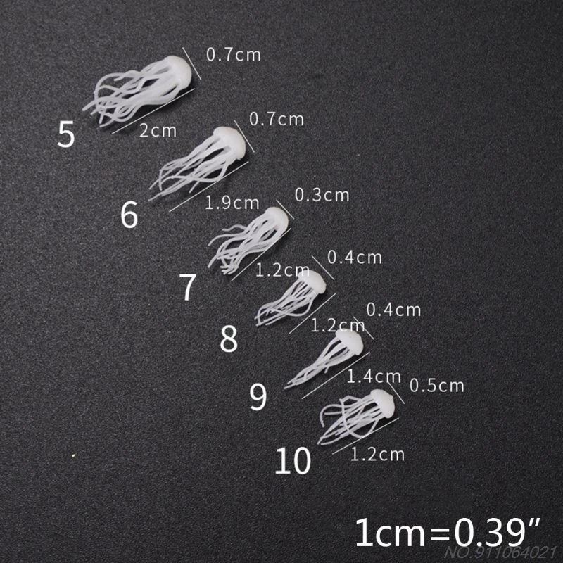 16 Pcs/set 3D Mini Jellyfish Modeling Epoxy Filling Material Crystal Ocean Resin DIY Craft UV Filler N30 20 Dropshipping |