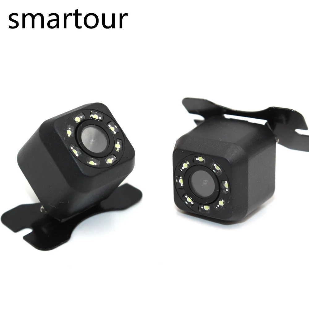 Smartour, Водонепроницаемая Автомобильная камера заднего вида, Автомобильная камера заднего вида, CCD, рыбий глаз, 8 светодиодов, ночное видение, HD, парковочная камера