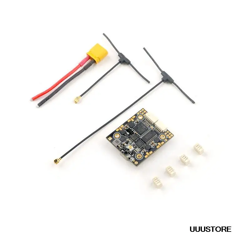 

HappyModel ELRS X1 AIO 4 в 1 Контроллер полета встроенный SPI 2,4G ELRS 12A ESC для FPV гоночных зубочисток дронов ES24TX