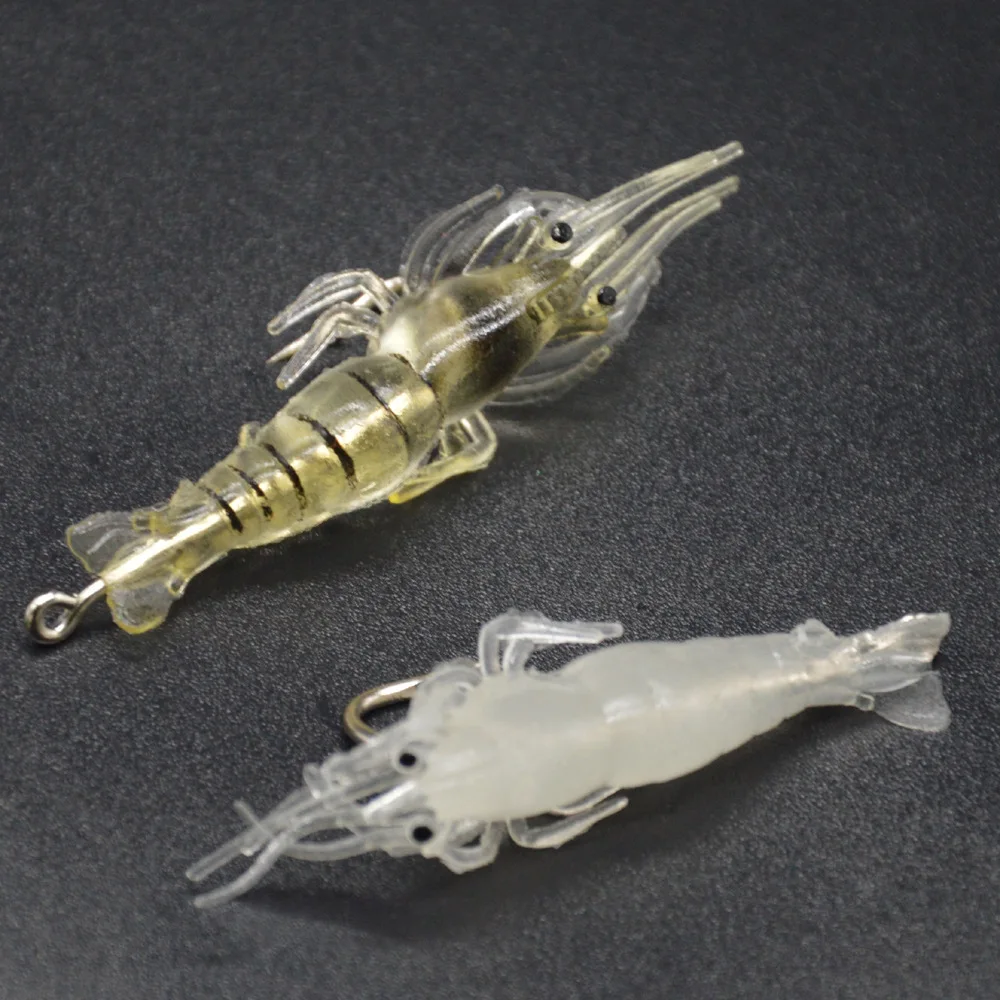 

2Pcs 4 cm Hook Simulated Shrimp Bait Simulated Luminous Simulated Shrimp Perch Bait Simulated Shrimp Bait Simulated Shrimp Bait