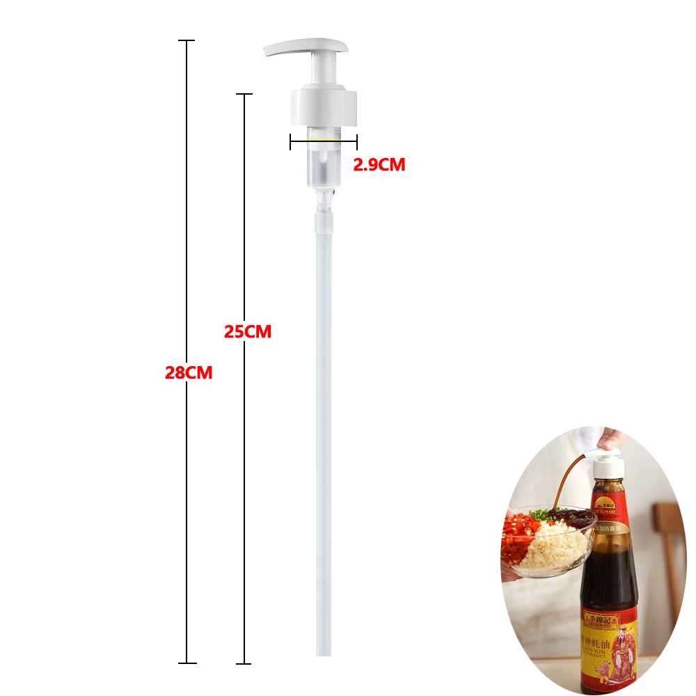 Вакуумный насос пластиковый для устричного соуса сироп бутылка форсунка