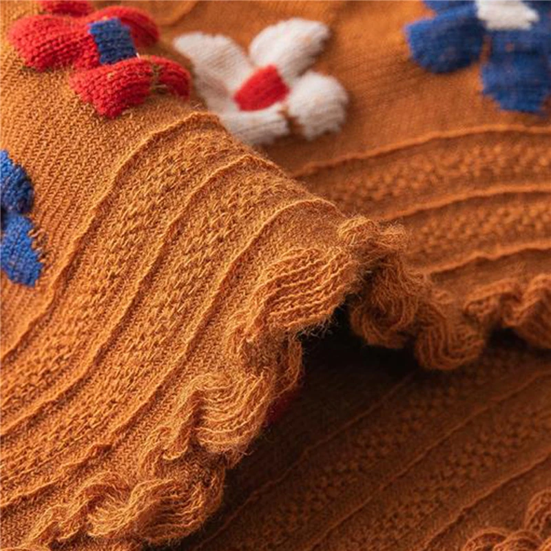 

Harajuku Print Women Socks Japanese Autumn Winter Flowers Funny Socks Kawaii Girls Warm Socks Calcetines Mujer