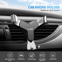 gravity reaction car mobile phone holder in car air vent mount clip cell holder car smartphone stand for iphone samsung xiaomi