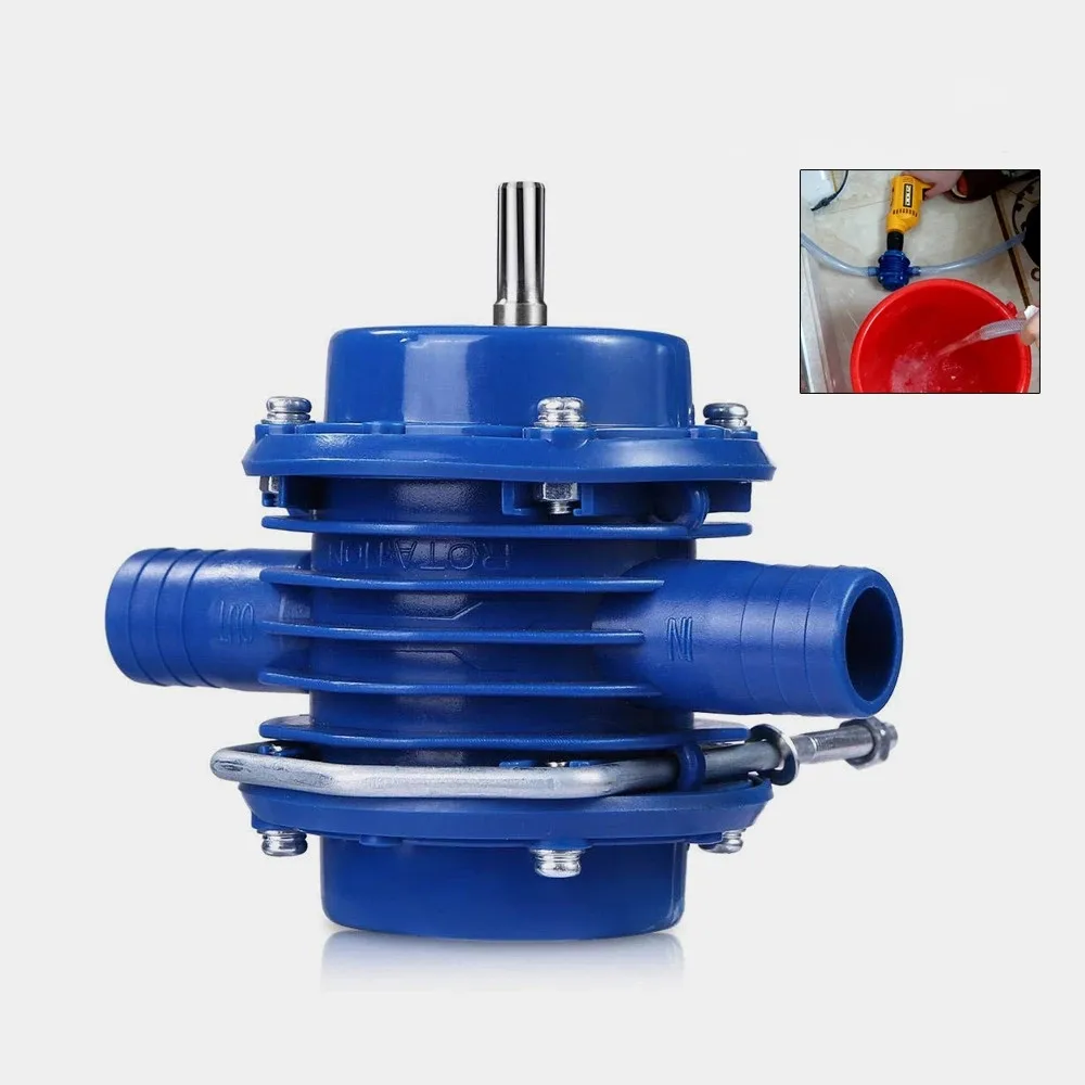 

Высококачественный водяной насос, мощный самовсасывающий центробежный лодочный насос с ручной электродрелью для дома и сада, водяной насо...