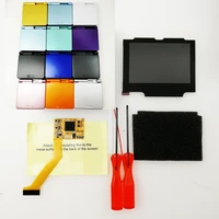 hot ips lcd kits with pre cut housing for gameboy gba sp ips lcd v2 backlight screen with shell case for gbasp console