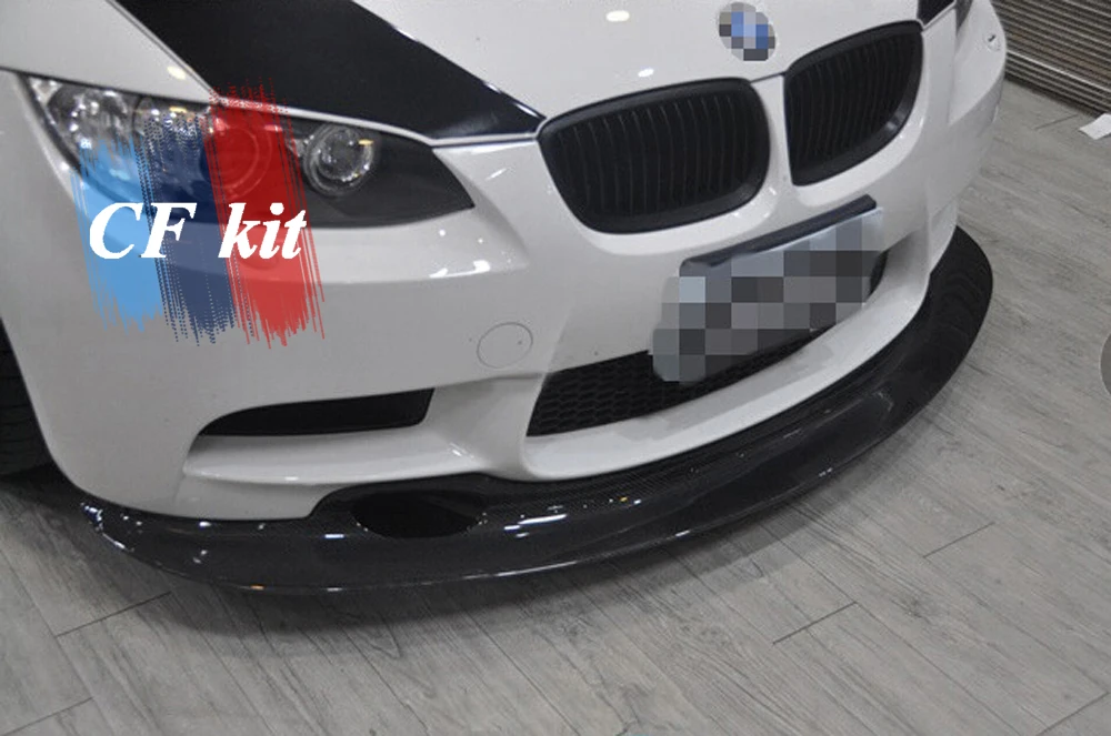 Передний спойлер из углеродного волокна CF Kit дополнительная губа для BMW E90 E92 E93 M3