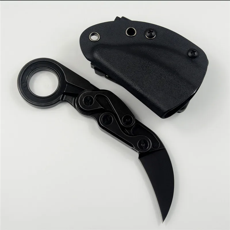 Механические спасательные ножи Kydex керамбит с фиксированным лезвием D2