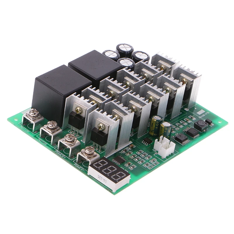 

DC Motor Speed Controller 12V 24V 36V 48V 10-55V 60A Forward / Reverse Switch