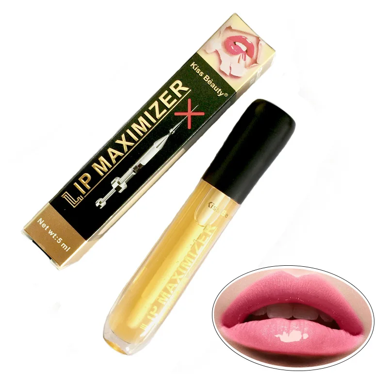 Стойкий сексуальный блеск для губ с эффектом увеличения объема водостойкий