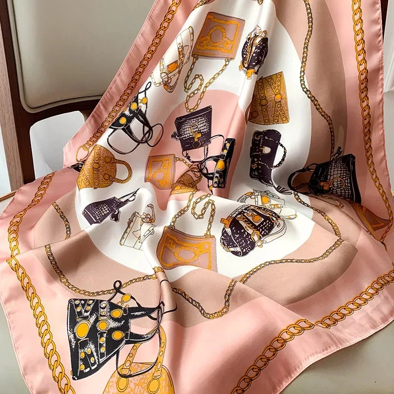 Женский пляжный шелковый шарф модная шаль для путешествий на весну и осень Новый