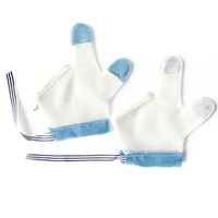 1pair children infant anti biting eat hand protection gloves baby prevent bite fingers nails glove for toddler kids harmless set