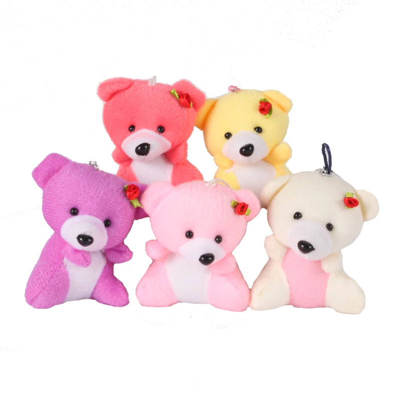 20 шт./лот миниатюрные Плюшевые игрушки-медвежонки декоративный миниатюрный