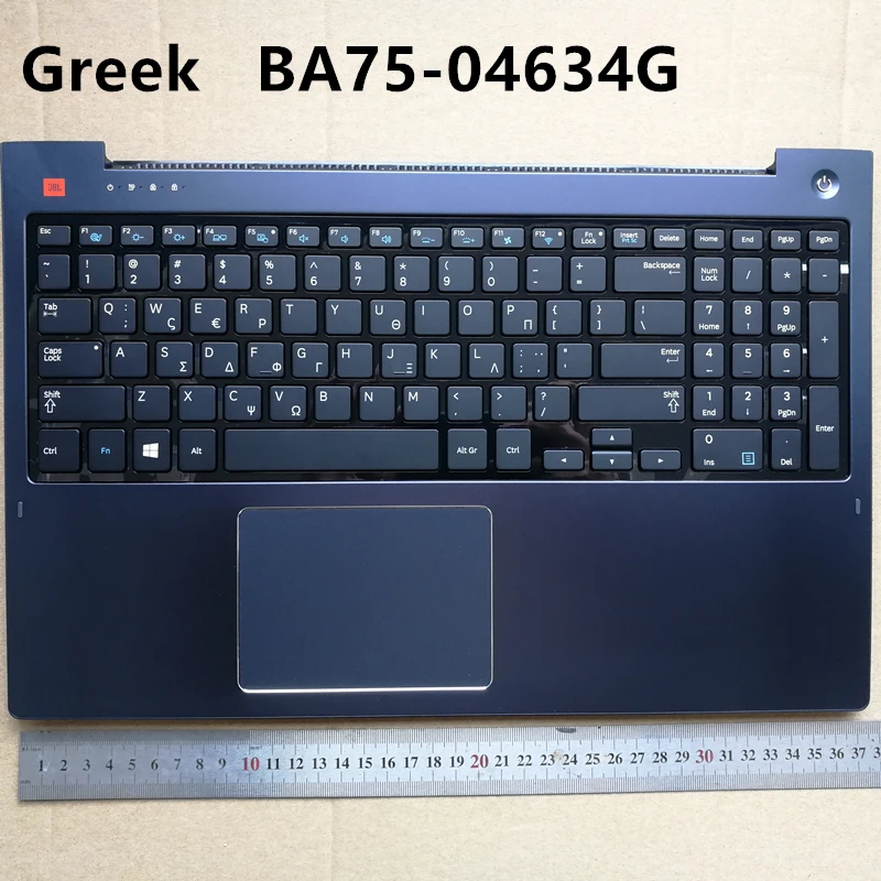 US/BG/греческая новая клавиатура для ноутбука с сенсорной панелью Samsung NP670Z5 NP670Z5E