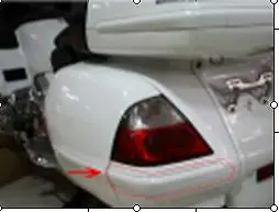 

Motorcycle Chrome Saddlebag Decoration Strips Moulding For Honda GL1800 GOLDWING 2001-2011