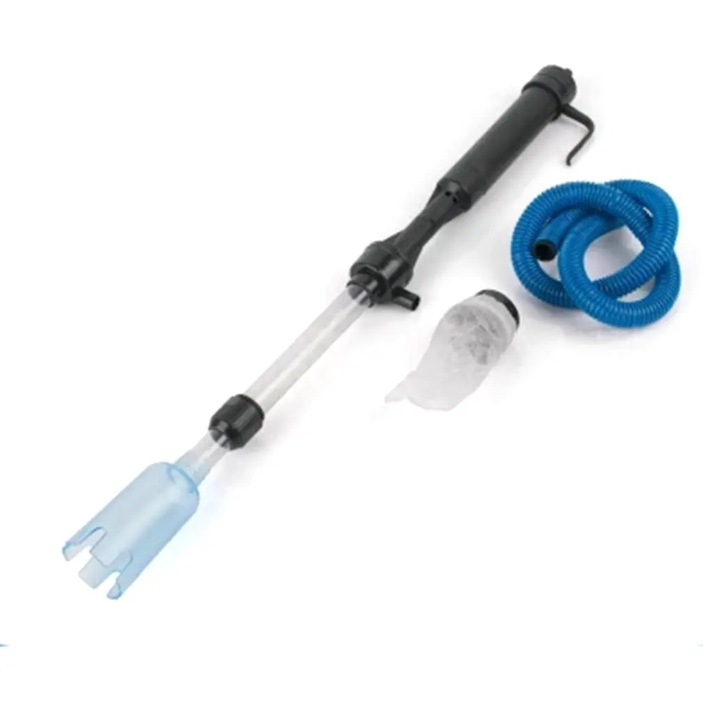 

Электрический Очиститель Воды в аквариуме, поглотитель воды в аквариуме, гравий, работает от аккумулятора, сифонный насос, очиститель