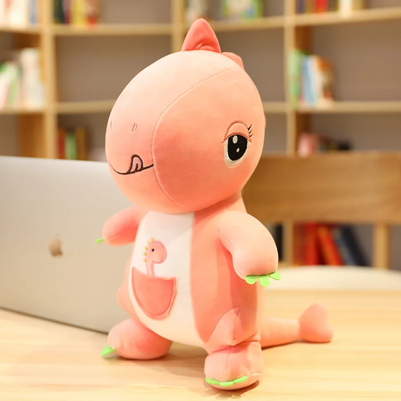 Nice Cute Creative Simulation Dinosaur Plush Toy Soft Cartoon Dragon Stuffed Animal Pillow Doll Baby Appease Children Gift | Игрушки и