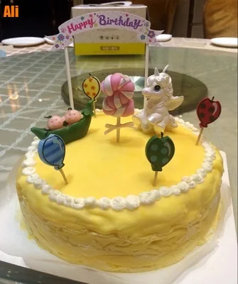 Креативная Милая Конская пони детская свеча на день рождения подарок свадьбу