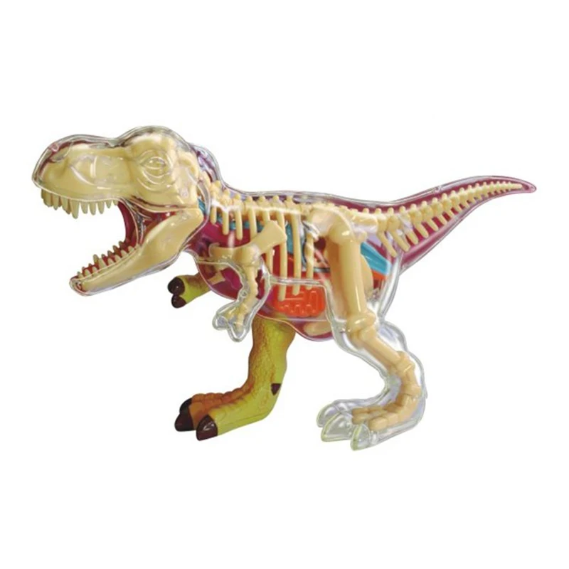 4D Master Dinosaur Anatomical Assembly Model Q Edition Tyrannosaurus Triceratopterosaur Great White Shark Simulated Animal Toy | Канцтовары