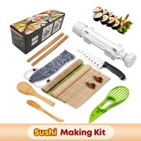 diy sushi maker sushi food making machine portable sushi bazooka vegetable meat rolling tool kitchen gadgets sticks for sushi