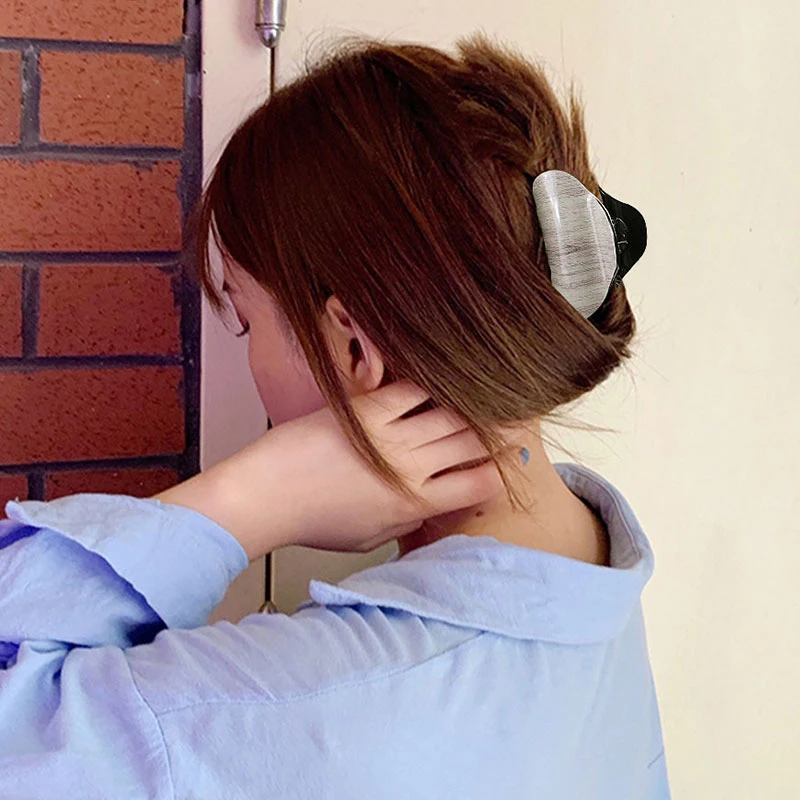 8 см модные акриловые большие Когти для волос женщин заколка девочек винтажная