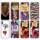 Черный чехол из ТПУ для Huawei Honor 20 Lite, 10, 10i, 20S, 30S, 30, чехол для Honor 7A, 7s, 7C, 5,7, чехол-накладка с шоколадным батончиком Аленка, Вонка, Нутелла