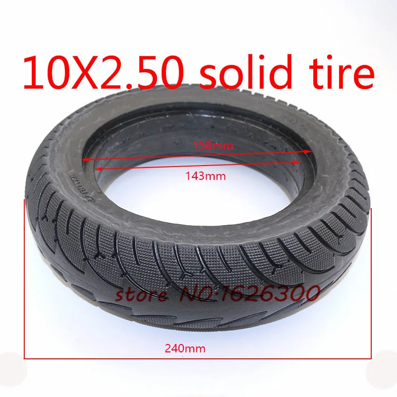 Высококачественная безкамерная шина 10x2 50 цельная безвоздушная для