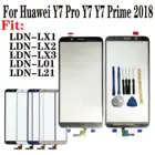 Внешний стеклянный сенсорный экран OEM для Huawei Y7 Y7 Prime 2018 телефон LX2 L21 LX3 L01