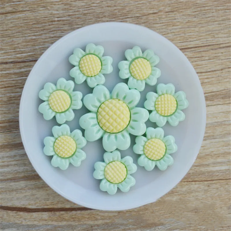 Полимерные подсолнечники Diy клейкие аксессуары глина амулеты полимерная Лима