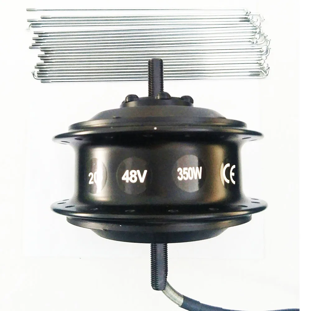 

electric bicycle motor 36V/48V250W350W front motor High Speed Brushless Gear Hub Motor E-bike Motor with spoke