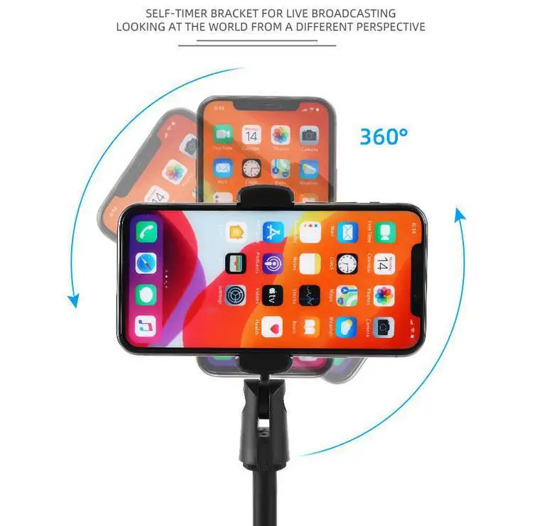 Универсальная беспроводная Bluetooth селфи-палка штатив монопод для Gopro смартфона Slr