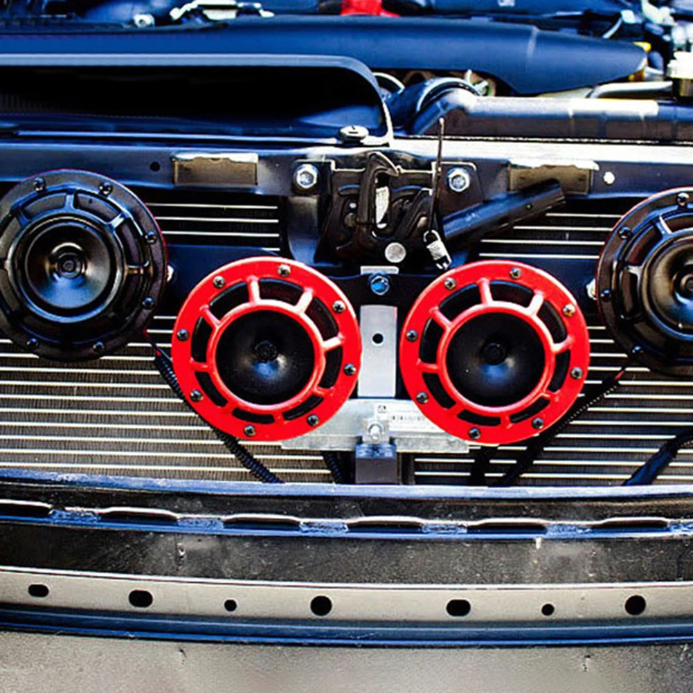 2 шт./компл. 12 в автомобильный супер громкий сигнал электрический решетка