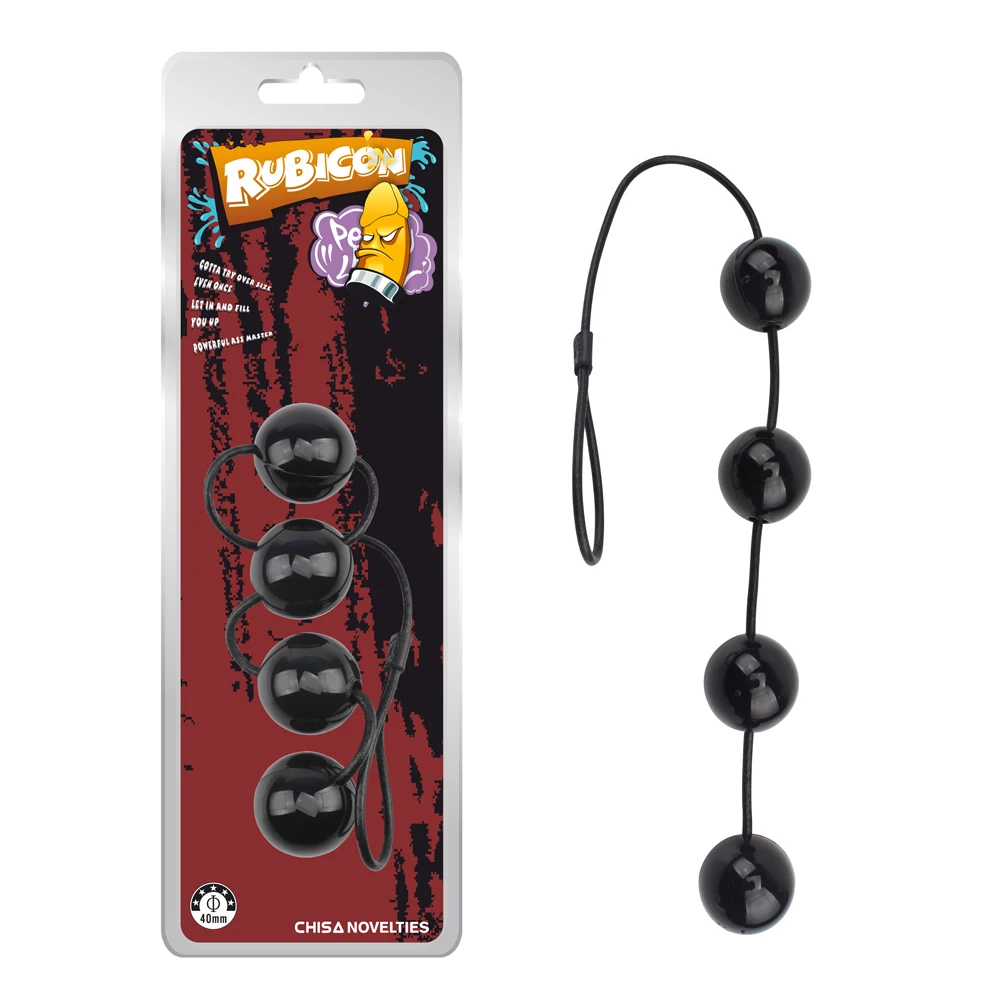 Большие черные анальные пробки шарики для ануса стимулятор вагинального шарика