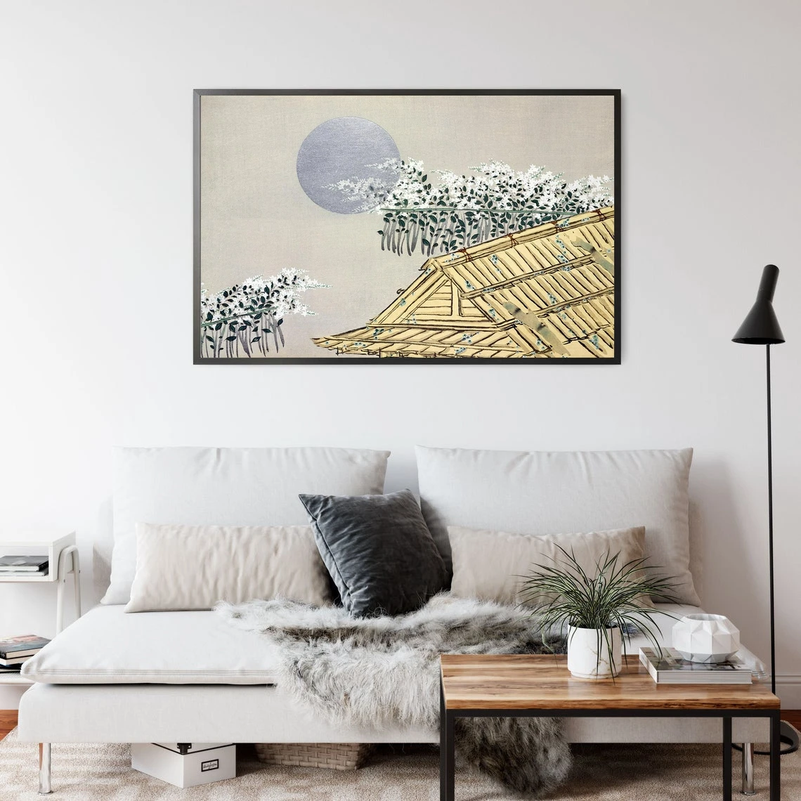 Азиатское искусство-дом от Момойогузы цветы сто поколений Камисака Sekka холст