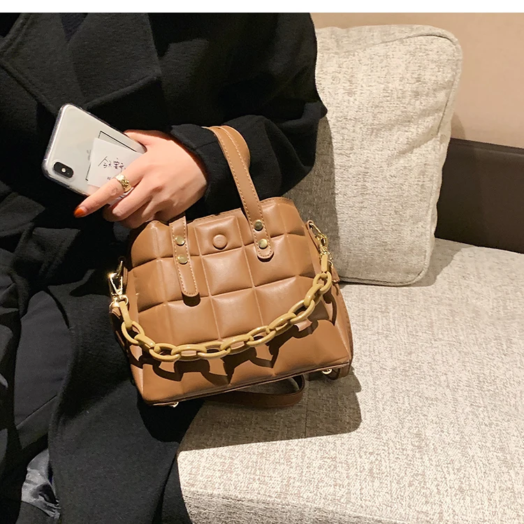 

High-end Retro Ladies Handbag2020new Trendy Fashion Western Style One-shoulder Messenger Bag Brand Designer All-match Bucket Bag