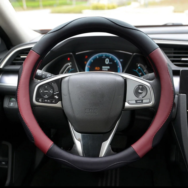 Новый универсальный чехол рулевого колеса автомобиля диаметр 38 см на руль