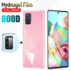 Мягкая Гидрогелевая пленка 3 в 1 для Samsung Galaxy A71 A51 A41 A31, Защита экрана для Samsung Galaxy A21 A21S A11 A01, не стекло