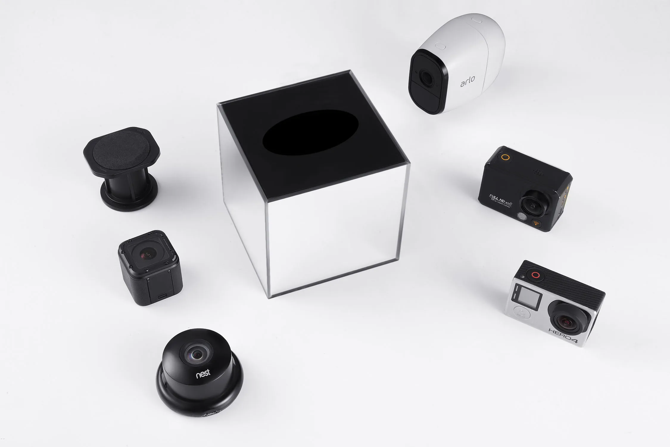 Tissue Box Cover/Surveillance Security Nanny Camera Tube Enclosure For Nest Cam/Dropcam/GoPro Hero 4 5 YI Cam | Электроника