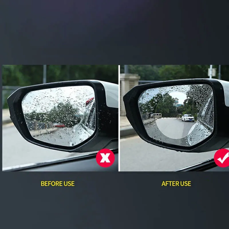 

Rainproof Film Car Rear Mirror Protective Film Anti Fog Window Rainproof Rear View Mirror Protective Film Auto Accessories