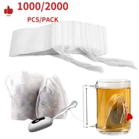 10002000pcs paper teabags filter disposable tea bags for loose tea with string heal seal infuser coffee teabags empty tea bags