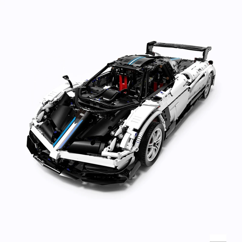 

Creator High-tech Genuine Huayra Modular MOC RSR BC Super Roadster 1:8 Racing Car Model Building Blocks Bricks Kids Toys Gifts